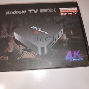 Android TV Box 4K MXQ PRO Internet TV Multimedia TV In BOX-Used/Not Tested